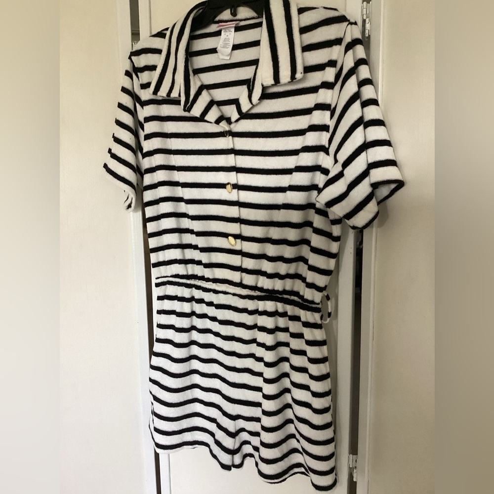♦️ KATE SPADE terry romper coverup EUC - Picture 8 of 9